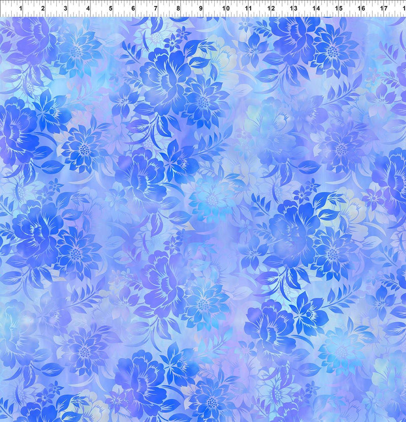 Garden of Dreams II - Floral Dream - Blue