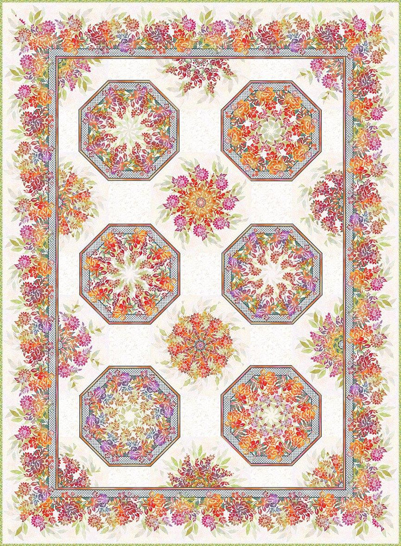 Garden of Dreams II - Kaleidoscope Pattern