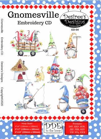 Gnomesville  Embroidery CD