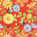 Gnome Is Where Your Garden Grows Butterflies & Flowers Red