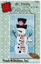 Mr. Frosty 12 x 18 Applique Complete Kit Fabric & Hanger
