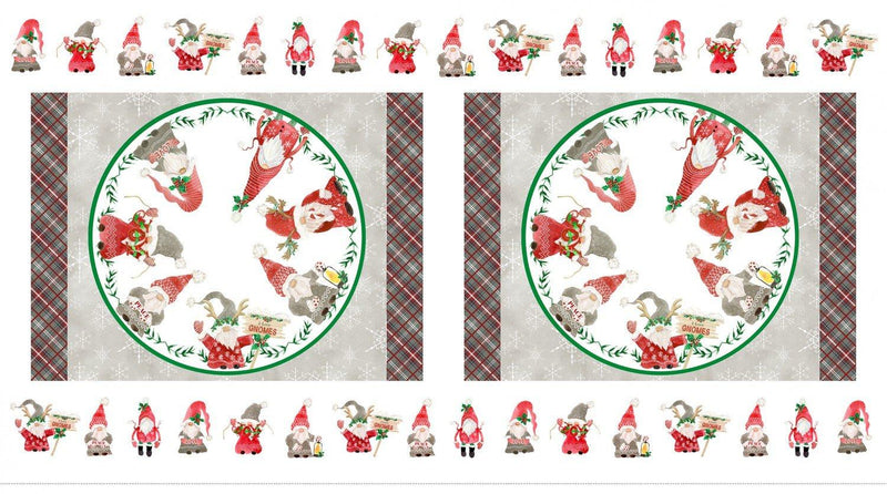 Gnomes Home Tree Farm - Placemat Panel Multi