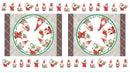Gnomes Home Tree Farm - Placemat Panel Red