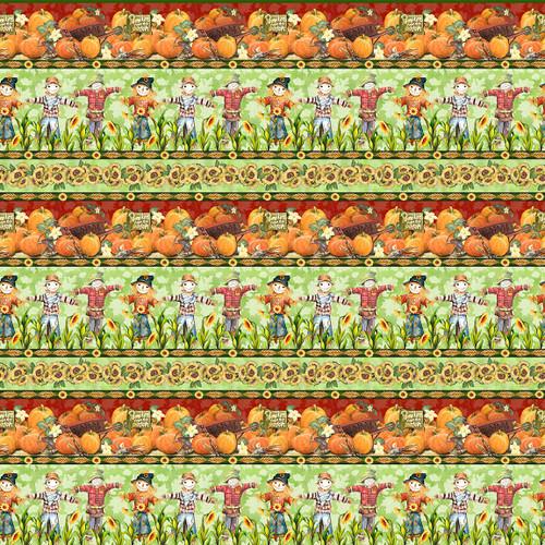 Golden Days - Harvest Border - Lt. Green