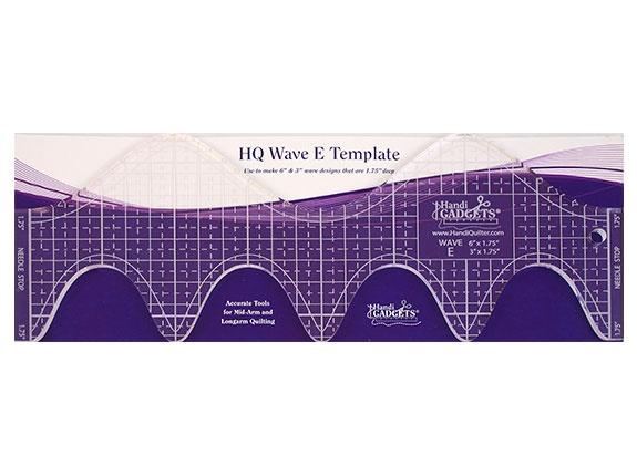 Wave Bit Design HQ Wave E Template – Bits 'n Pieces Quilt Shop