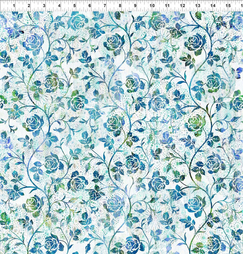 Halcyon II Roses - Blue