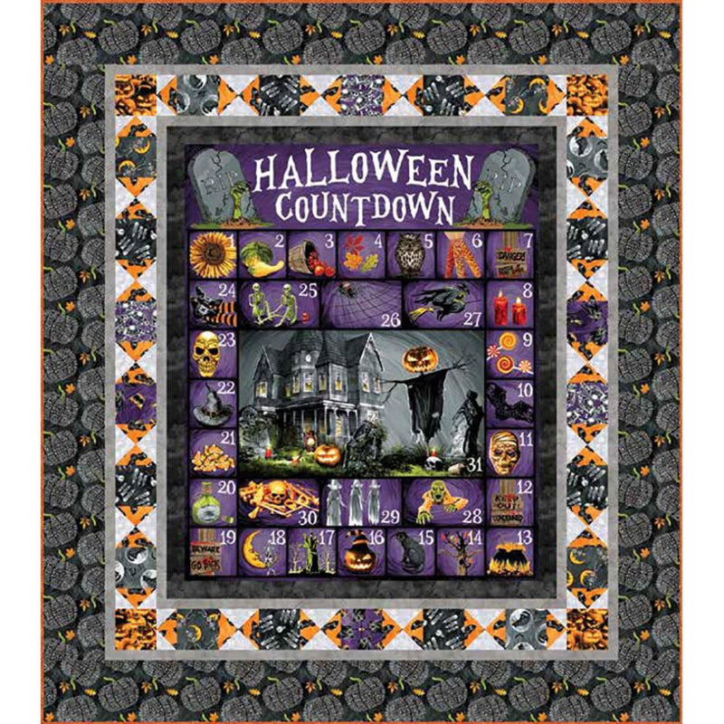 Halloween Countdown Quilt Kit