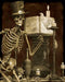 Halloween Skeleton Graveyard Panel