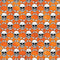 Halloween Spirit - Glowing Skulls Orange