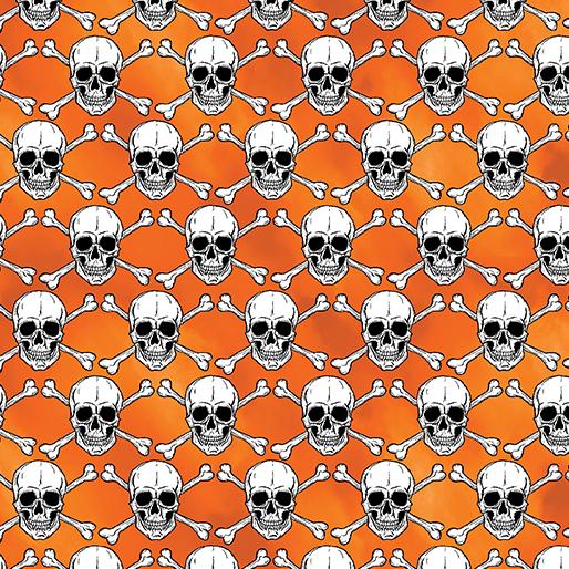 Halloween Spirit - Glowing Skulls Orange