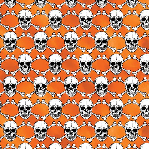 Halloween Spirit - Glowing Skulls Orange