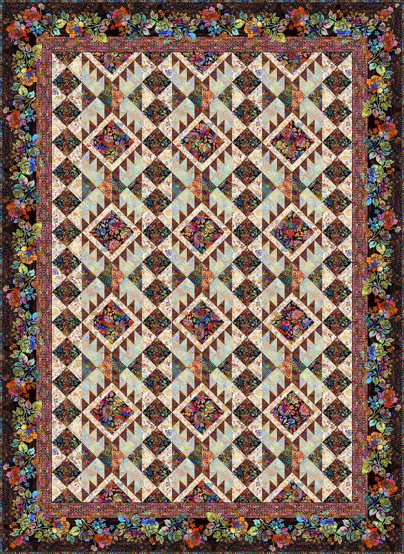 Halycon II Pathways Quilt - Multicolor