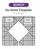Handi Quilter Ruler of the Month - March 2021 On-Point Template