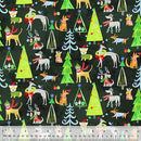 Happy Pawlidays Christmas Canines - Soft Black