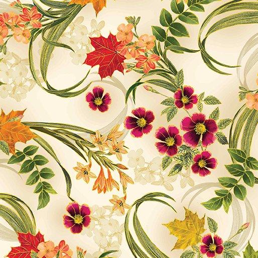 Harvest Festival Festive Floral - Cream