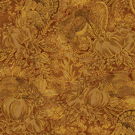 Harvest Festival Harvest Toile - Pumpkin