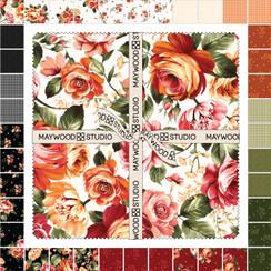 Harvest Rose Flannel 10" Squares - 42 pcs