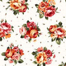 Harvest Rose Flannel  Bouquet - Cream
