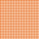 Harvest Rose Flannel Gingham - Orange