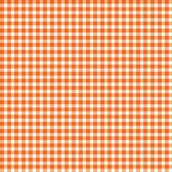 Harvest Rose Flannel Gingham - Orange