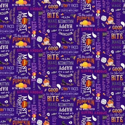Hey Boo! Sweet Sayings - Dark Purple