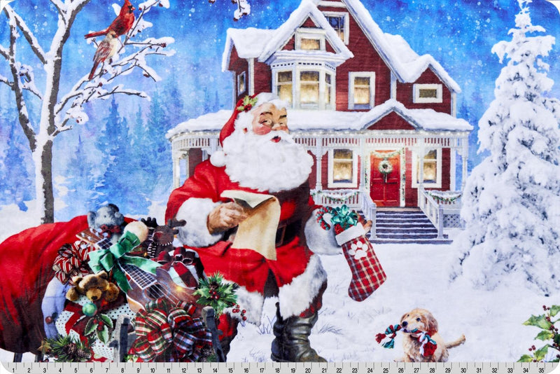 Hoffman Ol' St. Nick 36" Digital Cuddle® Panel December