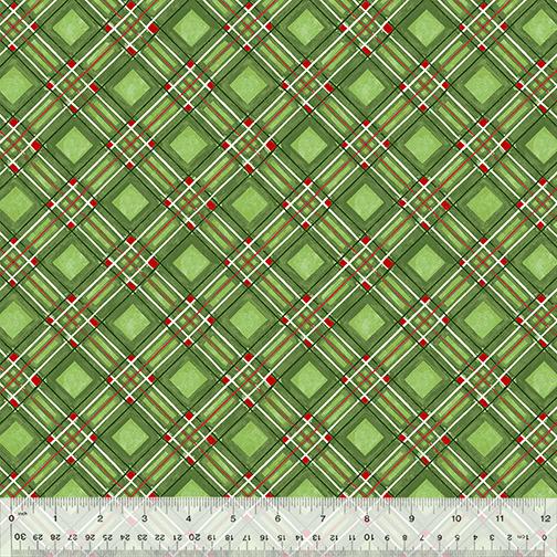 Holiday Greetings- Festive Plaid - Forest