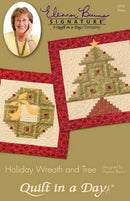 Holiday Wreath and Tree Wall Hanging Pattern
