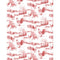Home to Roost - Toile - Red