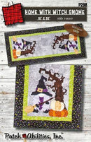 Home with Witch Gnome Table Runner Pattern