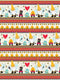 Honey Bee Gnomes Border Stripe