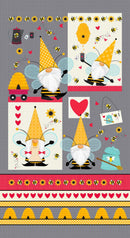 Honey Bee Gnomes Panel