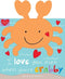Hugs & lLove XII - Book Panel Crabby