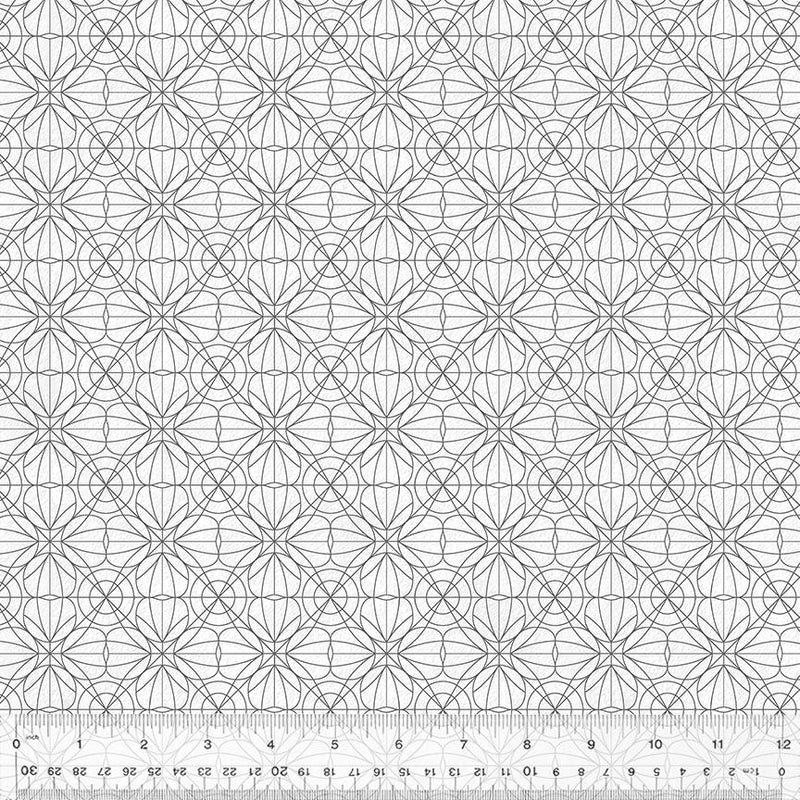 Idlywilde Line Drawing - White