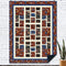 If Frank Were A Quilter - Midnight Flora Quilt Kit - Brick Version