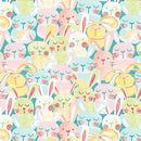 I'm All Ears - Stacked Bunnies - Light Blue