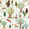 Imagine - Forest Animals White