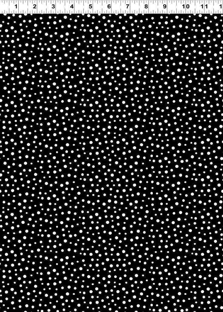 Irregular Dots Black