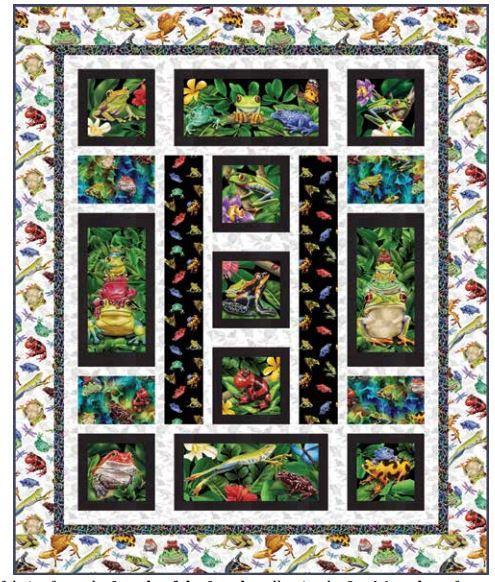 Jewels Of The Jungle Quilt Kit