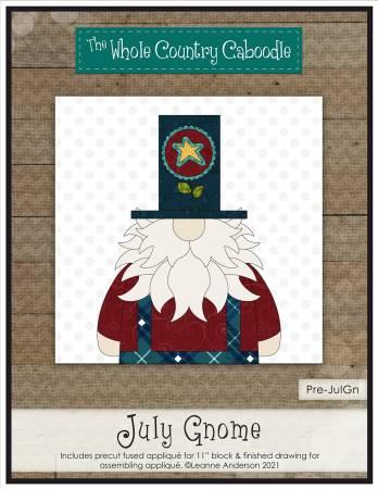 July Gnome Precut Fused Applique Pack