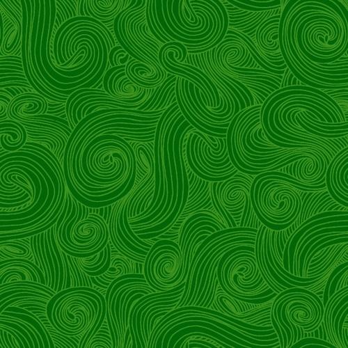 Just Color Swirl Green