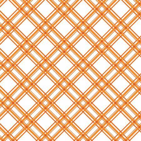 Kimberbell Basics -Orange Diagonal Plaid