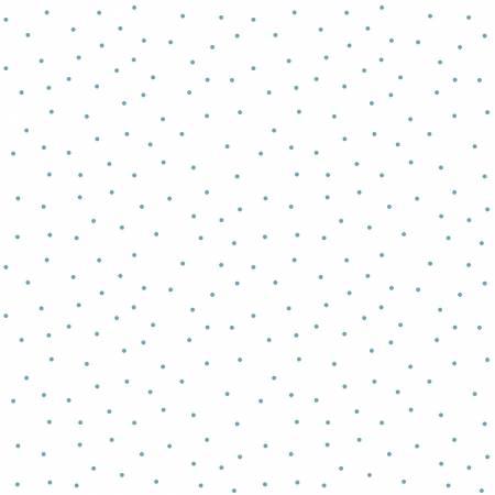Kimberbell Basics - White Teal Dots
