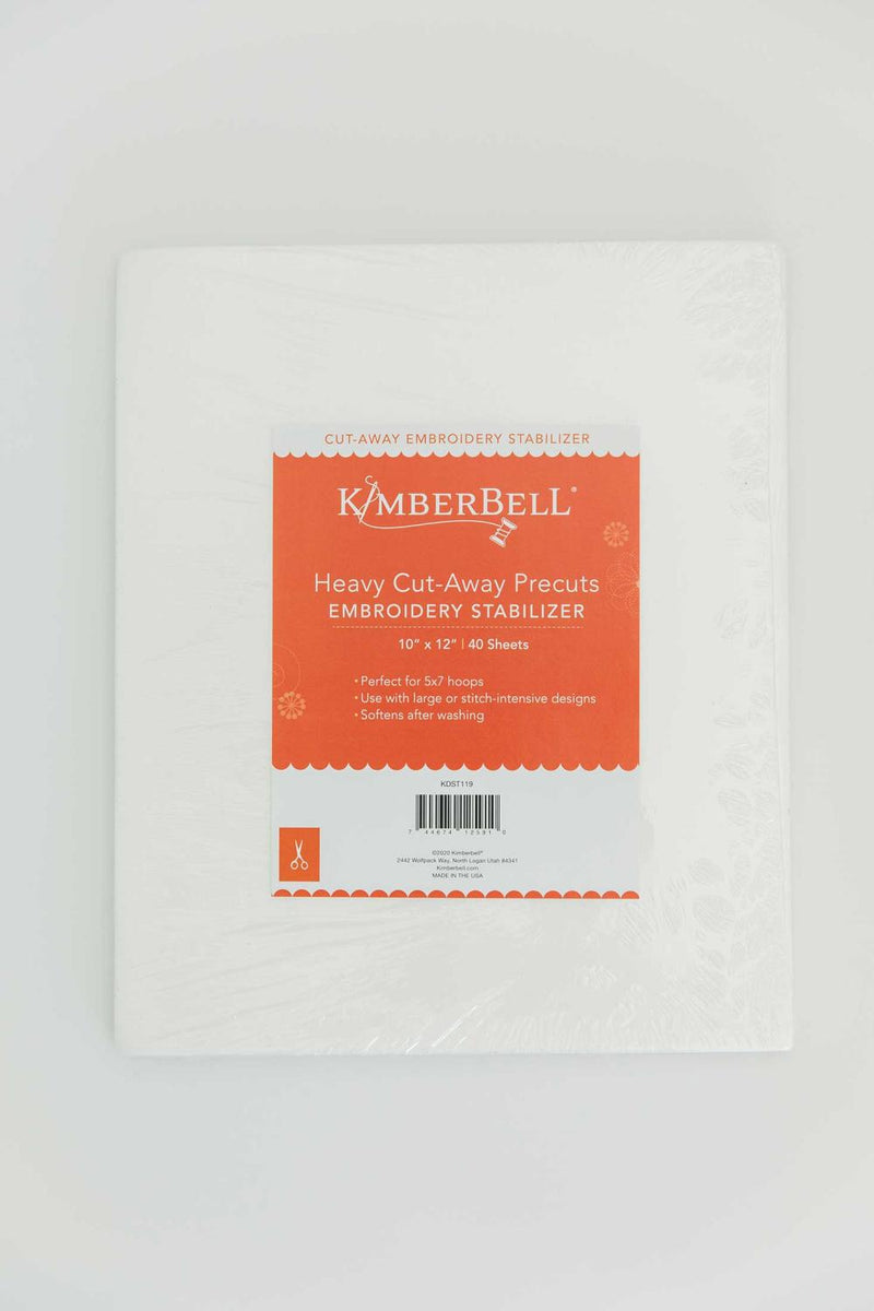 Kimberbell Heavy Tear Away Precuts 12" x 10"