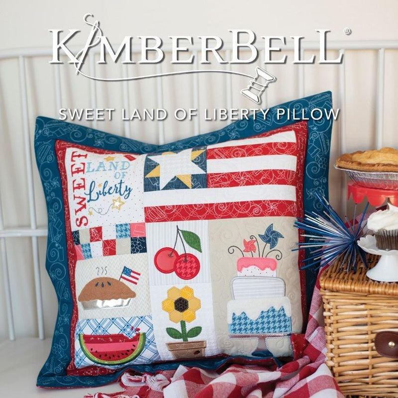 Kimberbell Sweet Land of Liberty Pillow Fabric Kit with Embellishments