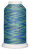 King Tut - Cairo -  Varigated Lime, Aqua, Purple, Blue - 2000 Yds.