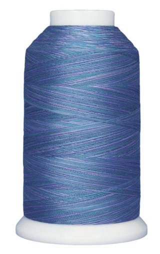 King Tut Threads - Suez - Varigated Aqua, Medium Blue, Periwinkle, Light Purple - 2000 Yds.