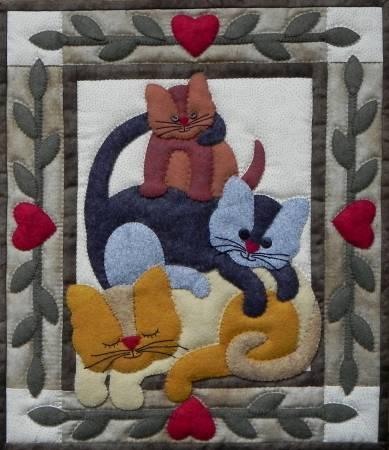 Kit Cat Stack Wall Quilt