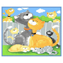 Kitty the Cat -Play Mat Sky Blue