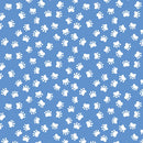 Kitty the Cat - Paw Prints Medium Blue